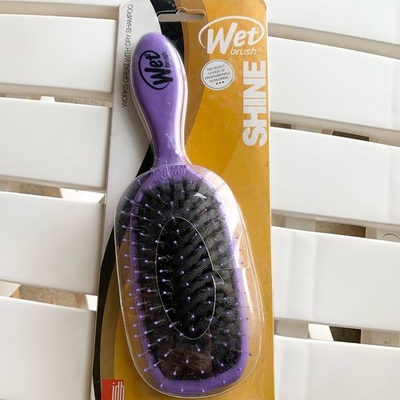 Wet Brush Hairbrush Shine Enhancer, Purple - Picture 2 of 5